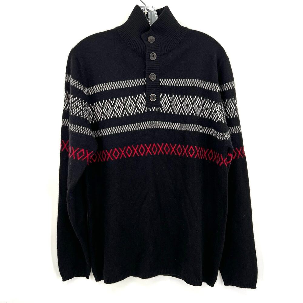 Impermeable Platinum 2 Ply Cashmere Henley men’s sweater